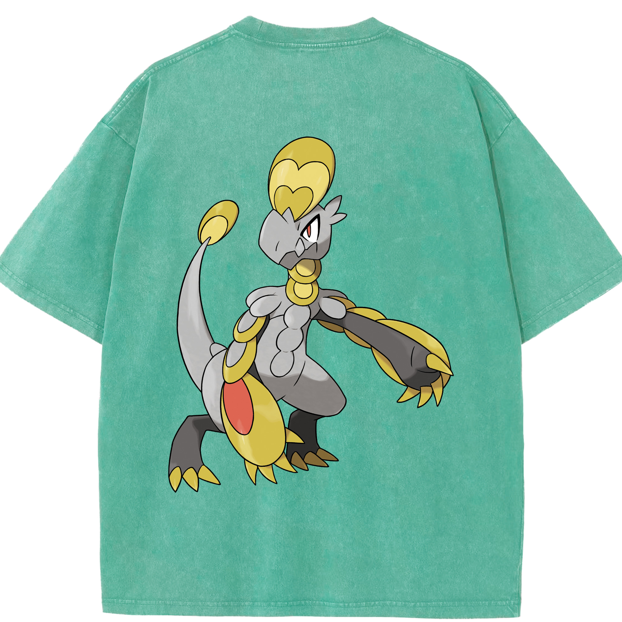 （画像用） ポケットモンスター Pokémon 綿100% ヴィンテージ風 半袖Tシャツ（背面プリント）